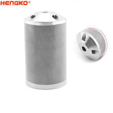 HENGKO  Customed Stainless Steel Mesh Filter with Corrosion Resistance Tube/Perforated Tube/Metal Cylinder for Vaccine